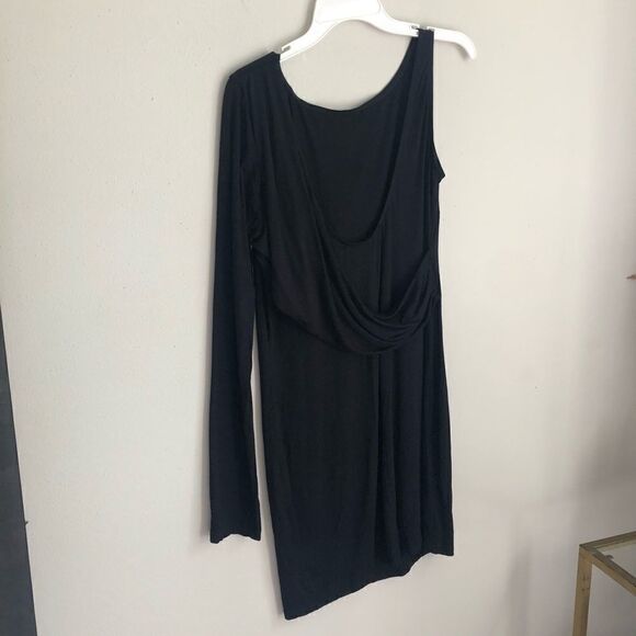 ASOS Draped Back 1 Arm Bodycon Mini Dress - Picture 4 of 8